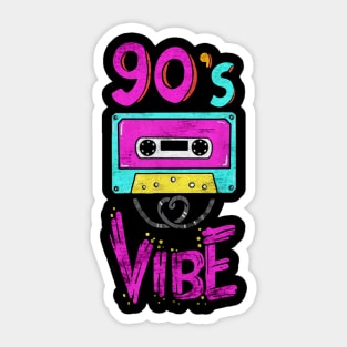 90s vibe cassette Sticker